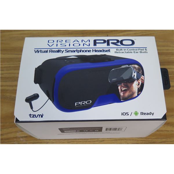 Tzumi Dream Vision Pro Virtual Reality Smartphone Headset in Box