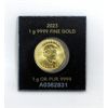 Image 2 : 1 Gram .9999 Fine Gold 2023 Maple Leaf Coin 