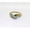Image 2 : 14 KT Yellow Gold Diamond Solitaire Ring