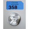 Image 1 : 1 Oz .9999 Silver 2016 Superman Coin 
