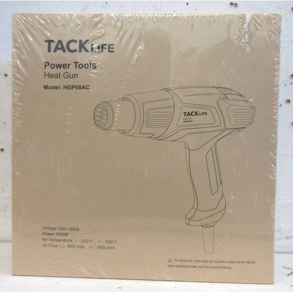 New Tacklife HGP68AC Heat Gun 