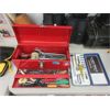 Image 1 : 16" Metal Tool Box & Socket Wrench Set