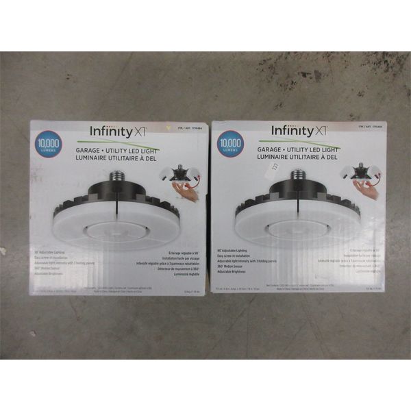 2 Infinity X1 LED Garage / Utility Lights