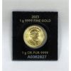 Image 2 : 1 Gram .9999 Fine Gold 2023 Maple Leaf Coin 