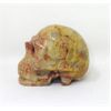 Image 2 : 494 Carat Hand Carved Crazy Lace Agate Skull