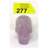 Image 1 : 716 Carat Hand Carved Amethyst Gemstone Skull