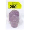 Image 1 : 684 Carat Hand Carved Amethyst Gemstone Skull