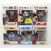 Image 1 : 6 Assorted Funko Pop Collectible Figurines