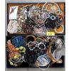 Image 1 : 2 Trays of Fashion & Costume Jewelry - Some Vintage