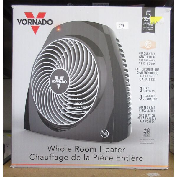 Vornado Whole Room Heater - 3 Heat Settings