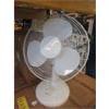 Image 1 : 2 New White 16" Oscillating Table Fans - 3 Speeds