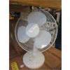 Image 1 : 2 New White 16" Oscillating Table Fans - 3 Speeds