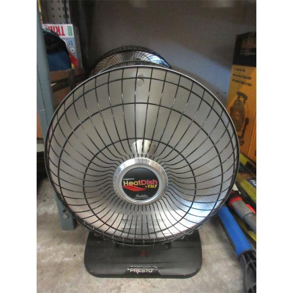 Presto Heat Dish + Tilt Parabolic Heater - No Box