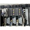 Image 8 : (2) Mitsubishi #Q312B Base Units w/ Power Supplies & Modules