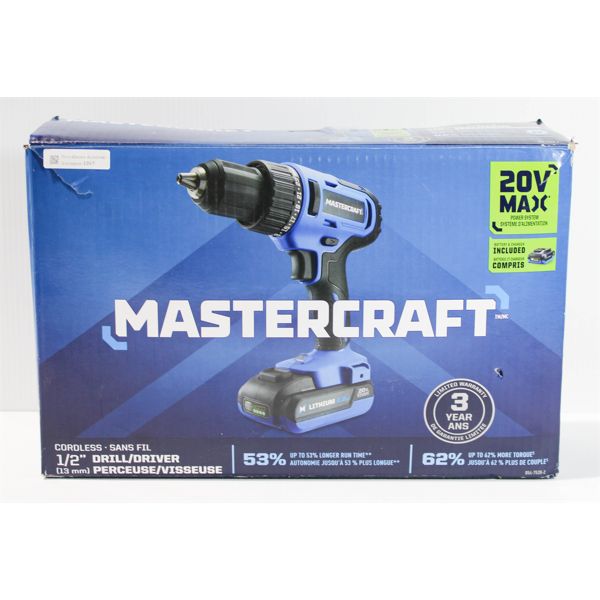 MASTERCRAFT 20V 1/2" DRILL