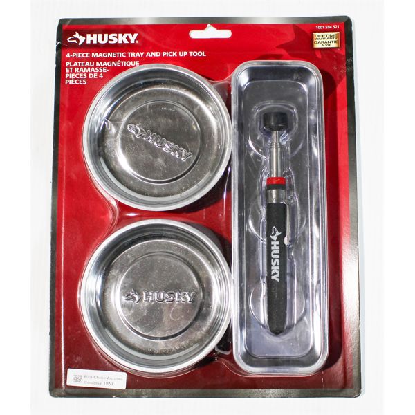 HUSKY 4 PC MAGNETIC TRAY & PICKUP