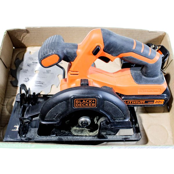 BLACK & DECKER 20V LITHIUM BATTERY CIRCULAR SAW