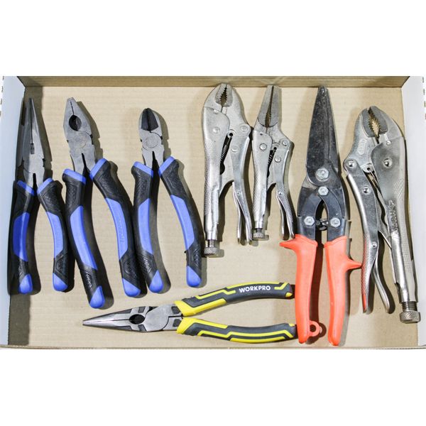 PLIERS - VISE GRIPS - SNIPS