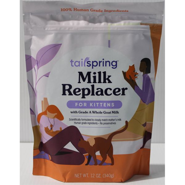12 OZ MILK REPLACER FOR KITTENS GRADE A WHOLE GOAT MILK FORMULA