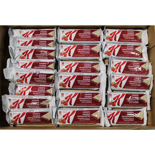 20 SPECIAL K STRAWBERRY CRISPS BARS