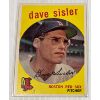 Image 1 : 1959 TOPPS #384 DAVE SISLER BASEBALL CARD