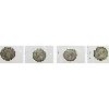 Image 1 : 1918, 1930, 1931, 1937 SILVER 25 CENT COINS
