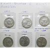 Image 1 : 1940, 1941, 1943, 1944, 1945, 1947 SILVER 25 CENT COINS