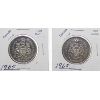 Image 1 : 1964 AND 1965 SILVER 50 CENT COINS