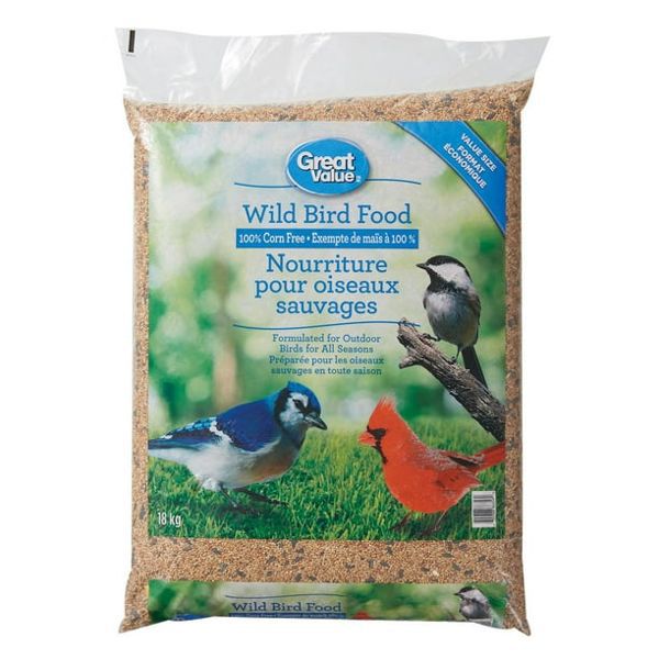 18kg Great Value Wild Bird Feed 100% Corn Free