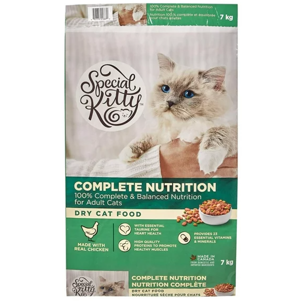 7kg Special Kitty Chicken Complete Nutrition Cat Food