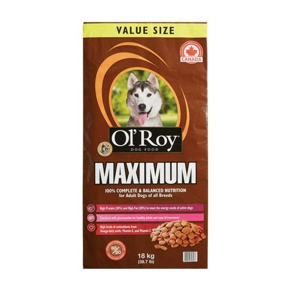 15kg Ol' Roy Maximum 100% Complete Dog Food