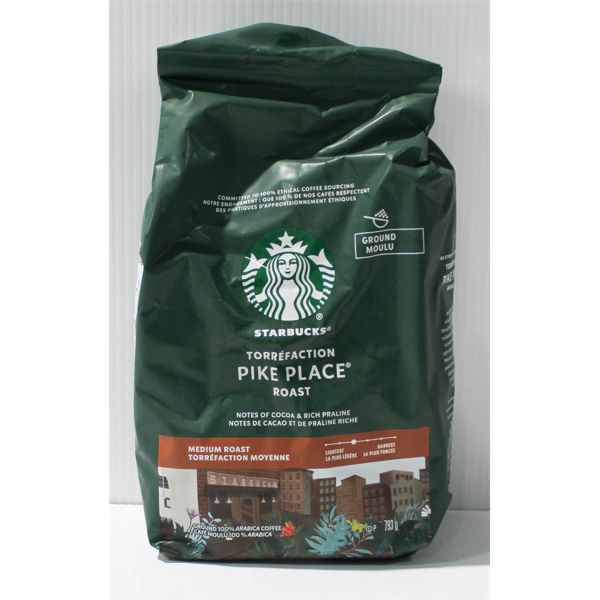 STARBUCKS PIKE PLACE MEDIUM ROAST GROUND COFFEE 793G