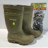 Image 1 : PAIR OF DUNLOP PUROFORT SIZE 10 RUBBER BOOTS & NEW STABLICERS ICE CLEATS