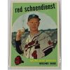 Image 1 : 1959 TOPPS #480 RED SCHOENDIENST BASEBALL CARD