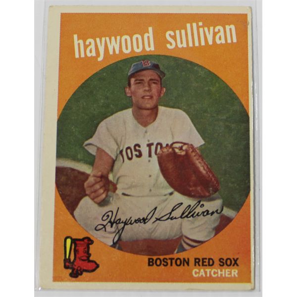 1959 TOPPS #416 HAYWOOD SULLIVAN BASEBALL CARD