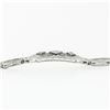 Image 5 : Antique Art Deco 14k White Gold 0.11 ctw Round Diamond Milgrain Filigree Bracele