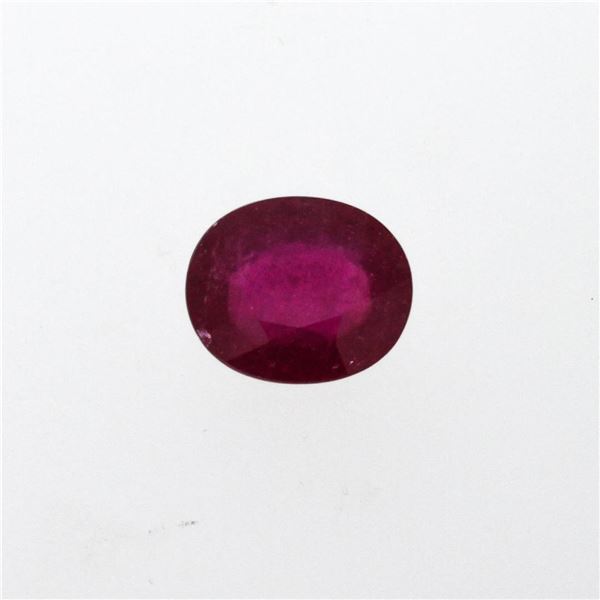 6.05 ctw Oval Cut Natural Ruby