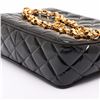 Image 3 : Chanel Black Quilted Patent Leather CC Diana Camera Shoulder Bag