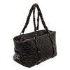 Image 3 : Chanel Black Quilted Lambskin Ligne Lady Braid XL Tote Bag