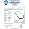 Image 4 : 29.41 ctw Emerald and 6.69 ctw Diamond 14K White Gold Necklace