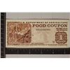 Image 1 : 1993-B US DEPARTMENT OF AGRICULTURE $1 FOOD COUPON