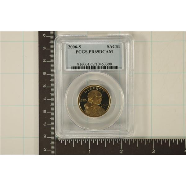 2006-S SACAGAWEA DOLLAR PCGS PR69 DCAM
