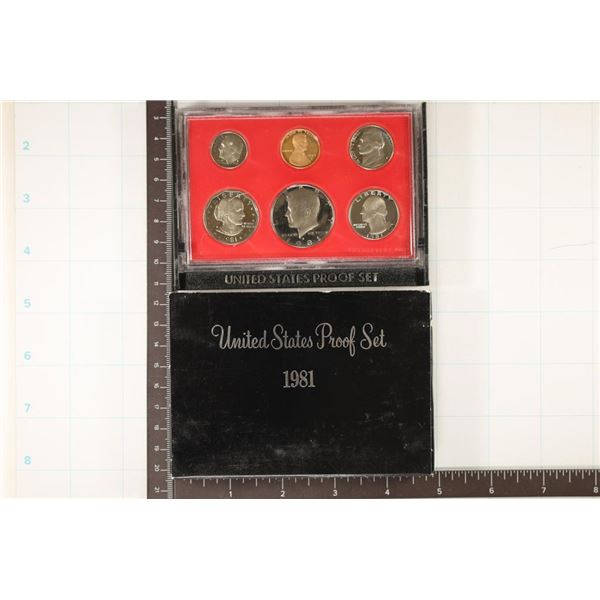 1981 US PROOF SET (WITH BOX)