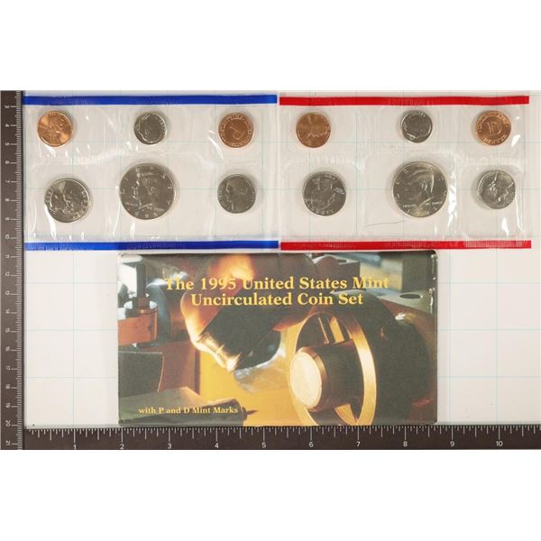 1995 US MINT SET (UNC) P/D (WITH ENVELOPE)