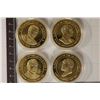 Image 1 : 4-METAL 1 1/2'' WHITE HOUSE SOUVENIR PF MEDALS: