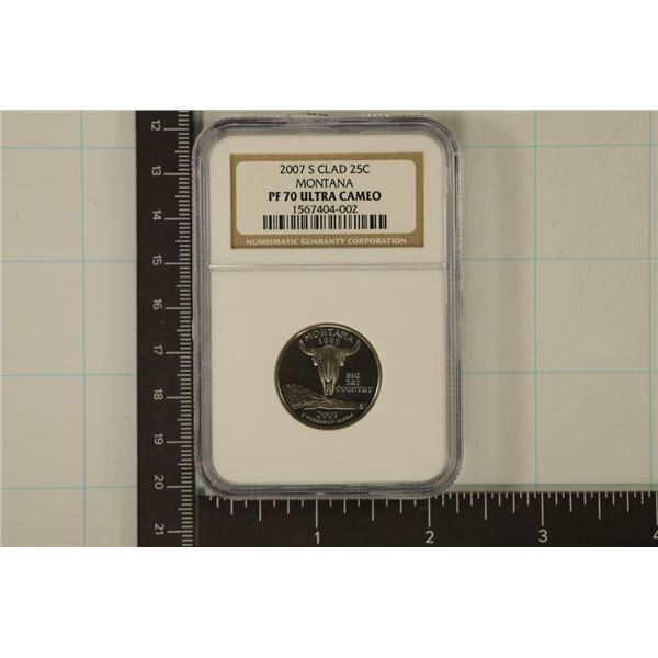 2007-S MONTANA QUARTER NGC PF70 ULTRA CAMEO