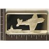 Image 1 : .94 TROY OZ. PROOF STERLING SILVER AVIATION INGOT