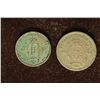 Image 2 : 2 SWEDEN SILVER ORE COINS: 1899-EB 10 ORE (.0186