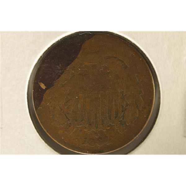 1864 US TWO CENT PIECE