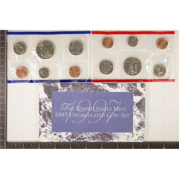 1997 US MINT SET (UNC) P/D (WITH ENVELOPE)